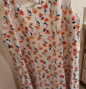 Maurices flowered sleeveless dress